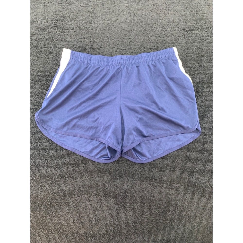 Augusta Sportswear Ladies Athletic Shorts Blue‎ White Size S Moisture Management